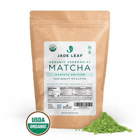 Organic Ceremonial Matcha - Barista Edition - 1LB POUCH