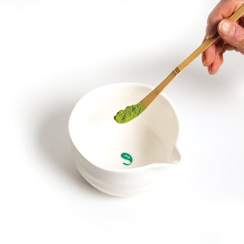 Traditional Matcha Tea Bowl with Pour Spout